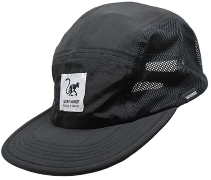 5-panel sportpet - Hardlooppet - Gerecycled - Waterdicht - Fluorvrije DWR-coating - Volwassenen (Zwart)