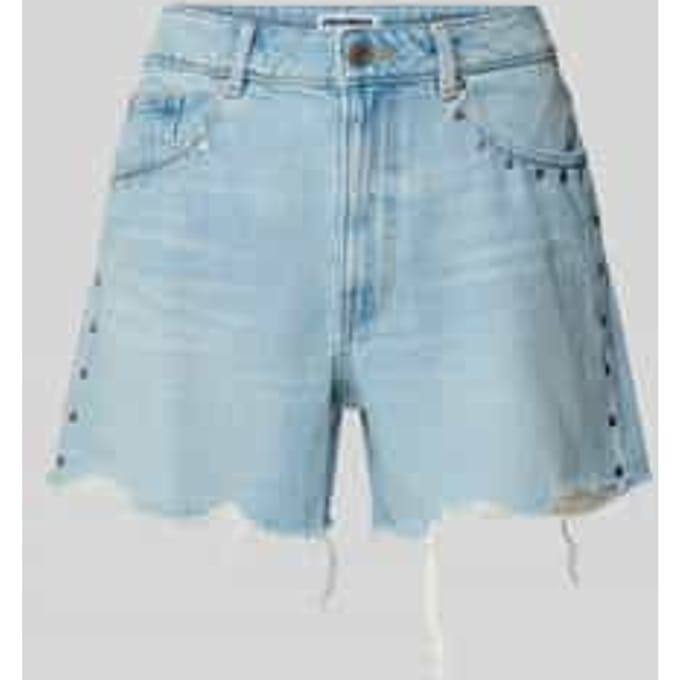 regular fit jeansshorts van puur katoen