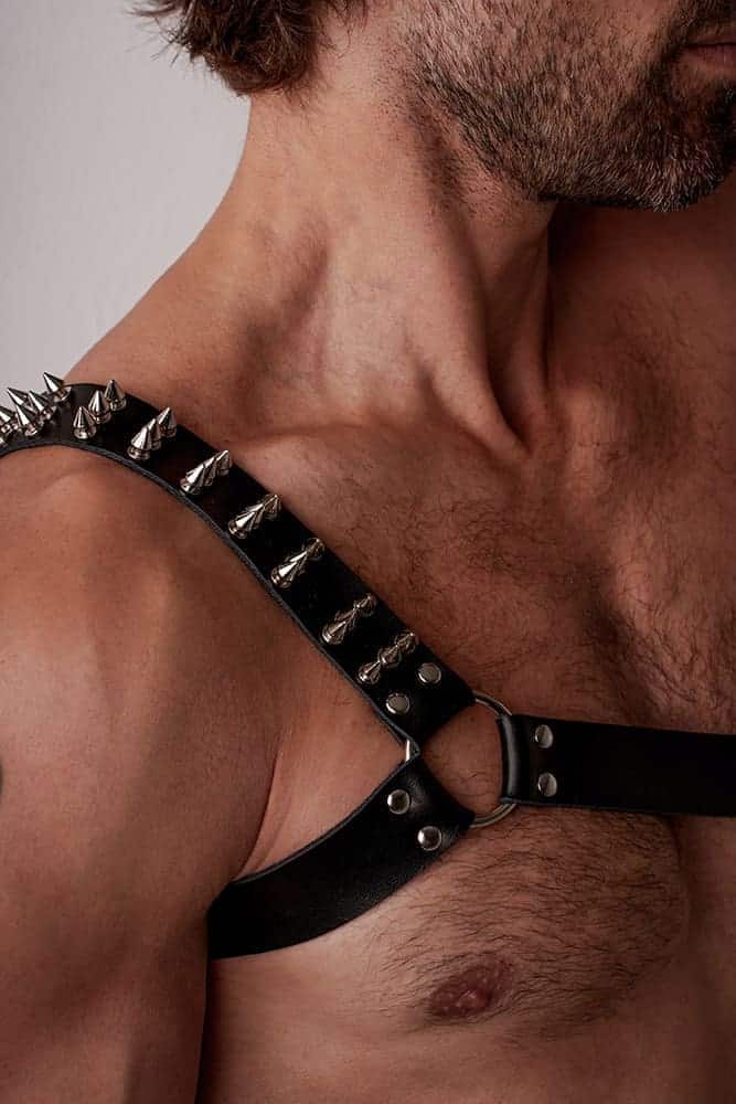 VoyeurX | Crixus | Rave Outfits Men | Leather Harness Men |