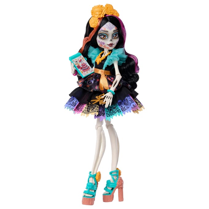 Monster High Skelita Calaveras - Modepop met huisdier Candelita