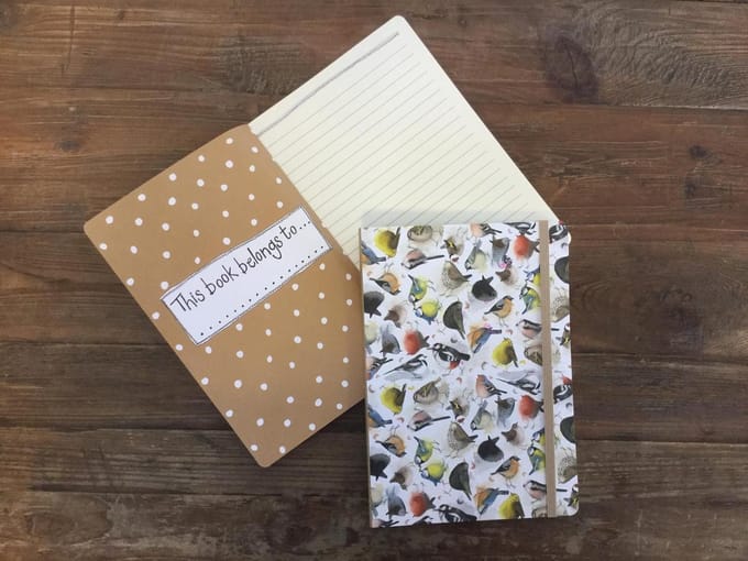 Alex Clark Large Chunky Notebook Birds ~ A5 Notitieboek Vogels