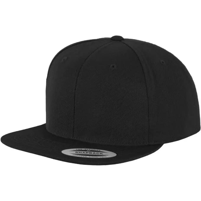 Flexfit - Classic Snapback pet kinderen - Kids size - Zwart/Zwart