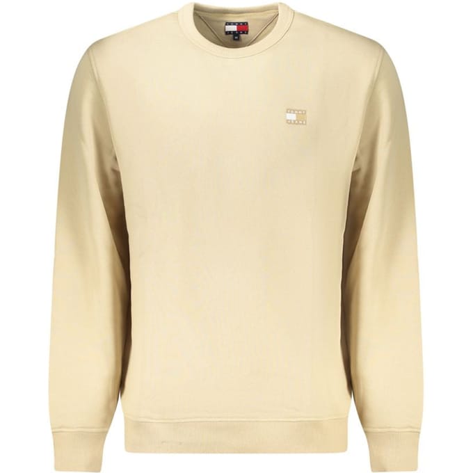 Tommy Hilfiger Beige Katoenen Sweatshirt voor Mannen