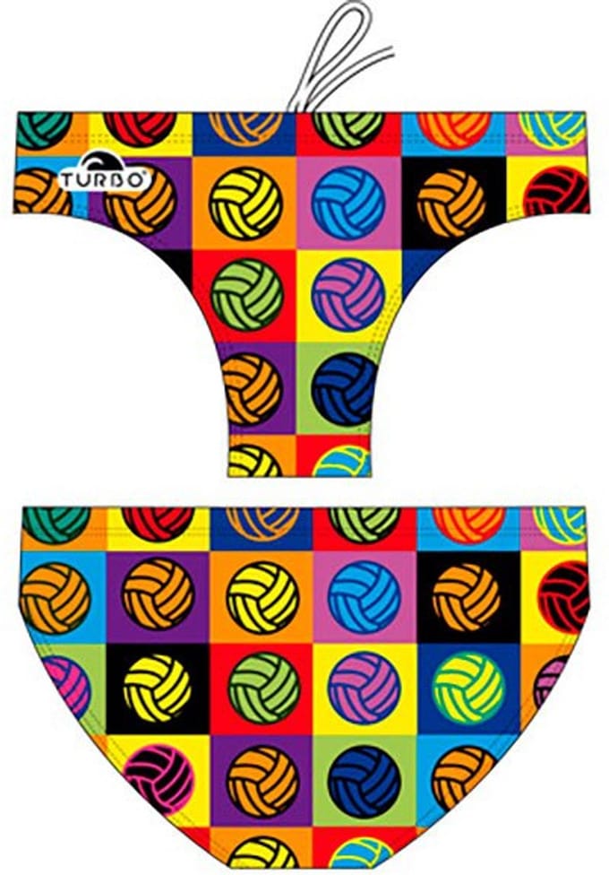 Turbo Multi Ball Zwemslip Veelkleurig M Man