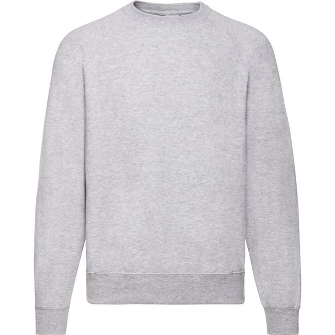 Fruit of the Loom Heren Sweatshirt Heather (Heide Grijs)