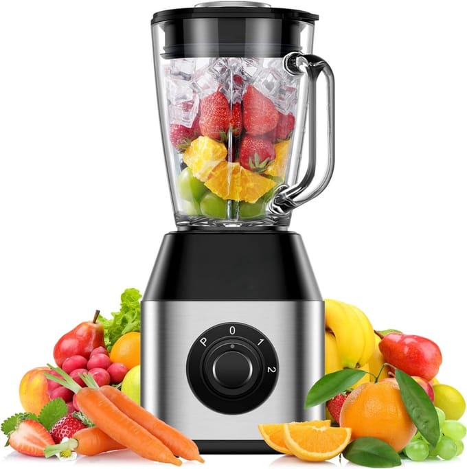 SCH® Mini blender - Blender - Zwart/Zilver - ‎20cm x 40cm x 41cm
