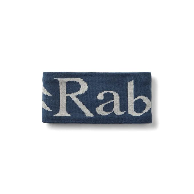 Gebreide hoofdband met logo Rab