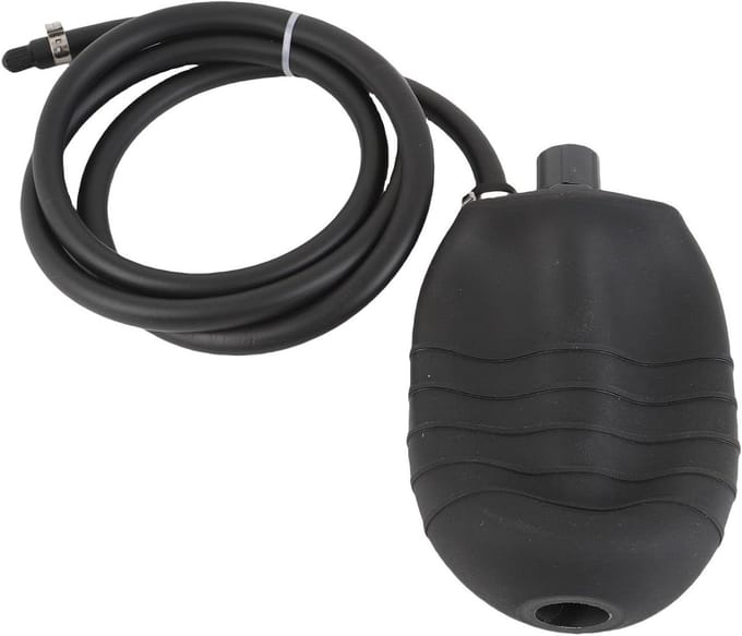 Testkogelplug - Opblaasbare plug - Lekdetectie leidingen - Hoge elasticiteit - Middel 176cm - Grijs
