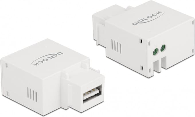 Keystone Module USB Type-A laadpoort 2.1 Ampere wit