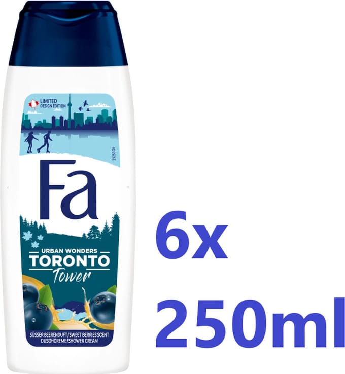 Fa Douchegel Toronto Tower - 6 x 250ml - Voordeelverpakking