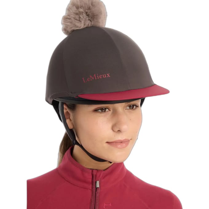 Fietshelm muts met pompon voor dames LeMieux