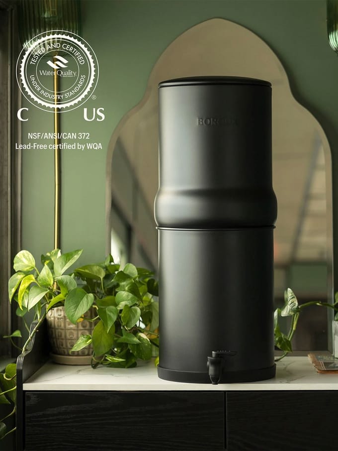 BOROUX Legacy™ waterfilter - 11,4 liter - zwart