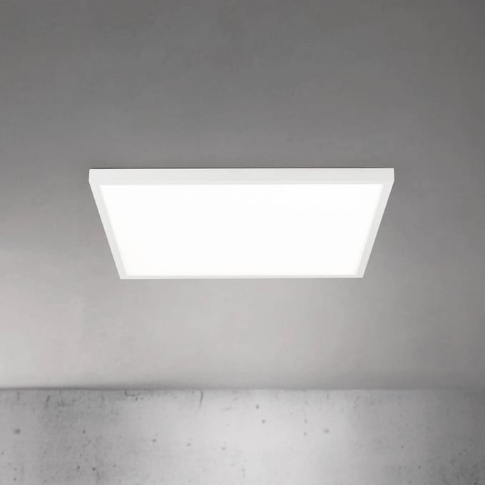 ORION LED plafondlamp Disc, wit, lengte 60 cm, CCT, metaal