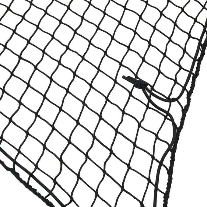 vidaXL - Aanhangwagennet - elastisch - touw - 4x2,5 - m - polypropeen - zwart
