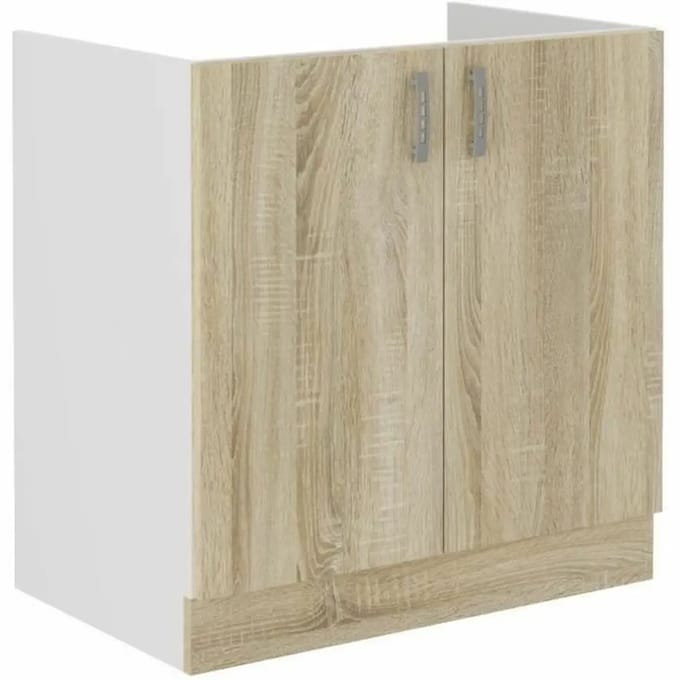 SARA spoelbak - Sonoma eiken decor - L80 x D48 x H 82 cm