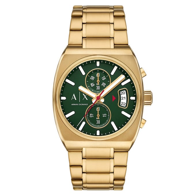 Armani Exchange Heren Horloge 40 mm - Goudkleurig