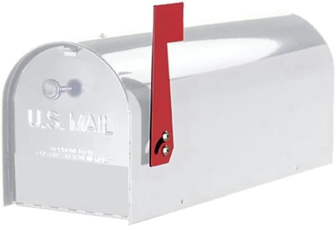 Amerikaanse brievenbus / US mailbox Tuff Wit