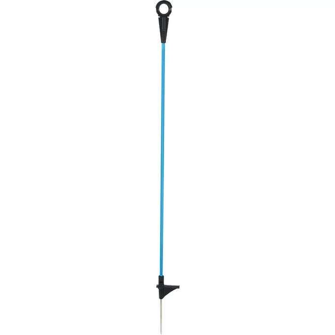 Ovale glasvezel afrasteringspaal, enkele spade Kerbl Premium (x10)