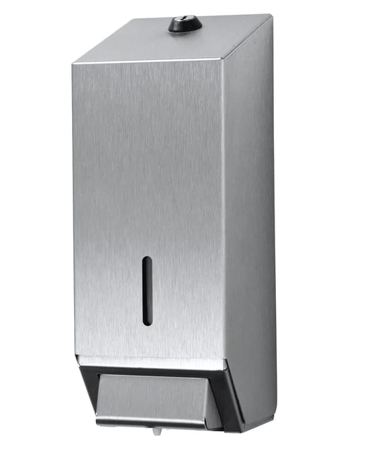 Zeepdispenser Euro Products navulbaar 1000ml zilver 438290