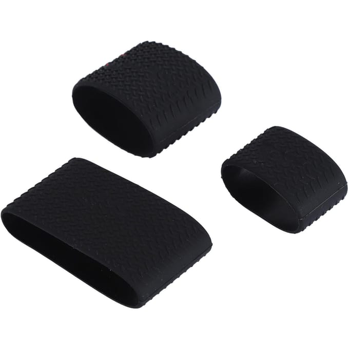 3 STUKS Clipper Grip Multifunctionele Siliconen Antislip Clipper Ring Mouw Kappersgereedschap voor black