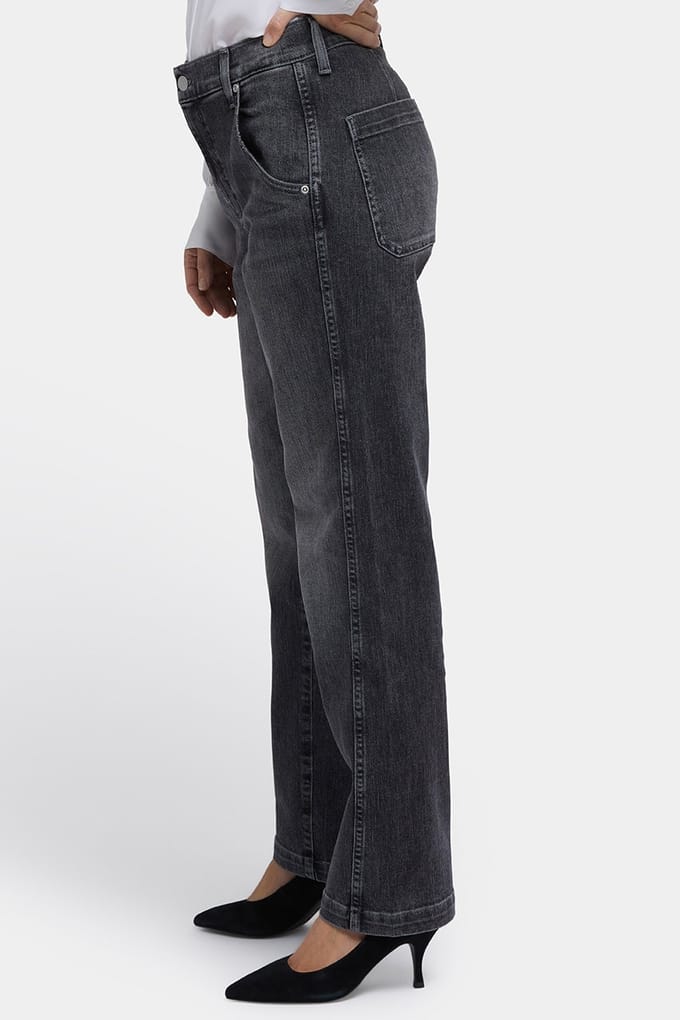 Brooke Loose Straight Jeans | Vintage Zwart