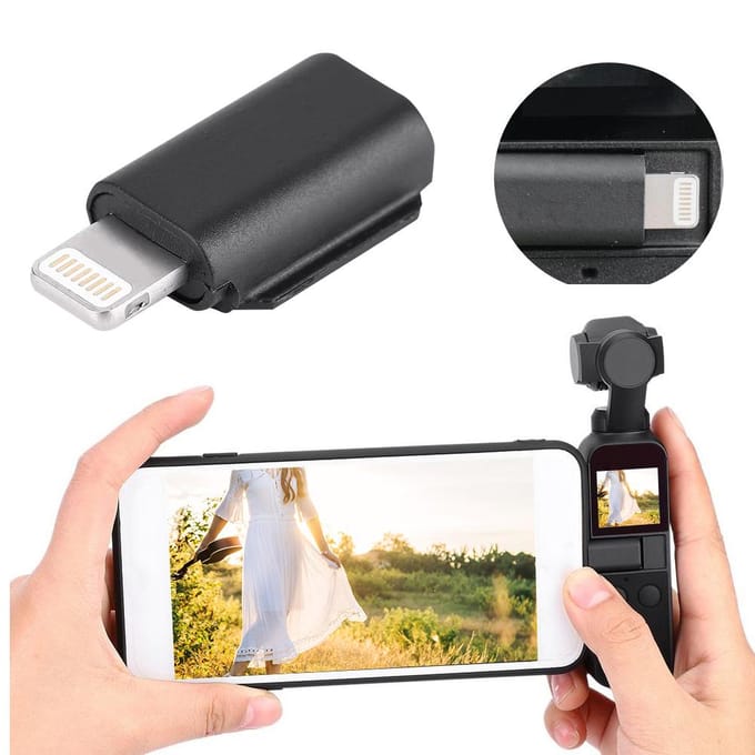 Telefoonaansluitadapter voor DJI OSMO Pocket voor iPhone Smartphone(Bliksem)