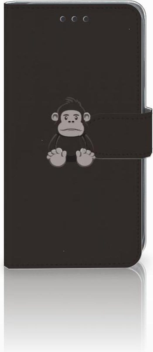 Book Case voor Apple iPhone Xr Leuk Hoesje Gorilla