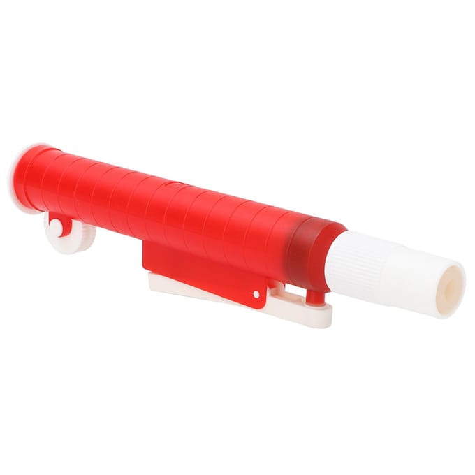 Pipetpompvuller voor Wegwerp Plastic en Glazen Pipetten 25ml Rood red