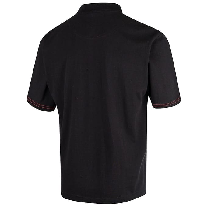 Lee Cooper Heren Piqué Polo Shirt (Zwart)