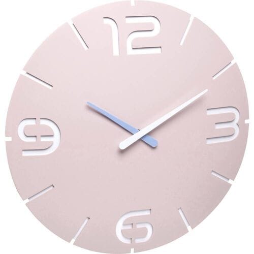 TFA Dostmann 60.3536.16 Wandklok Zendergestuurd 35 cm x 3.5 cm Roze