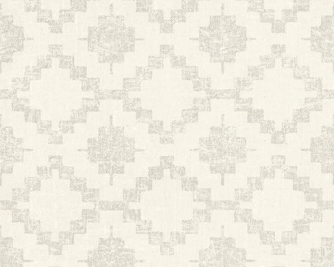 MODERN RUITEN BEHANG - Beige Creme Grijs - AS Creation California