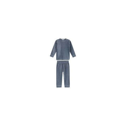 Prénatal peuter pyjama rib velour Steel Blue 110 unisex