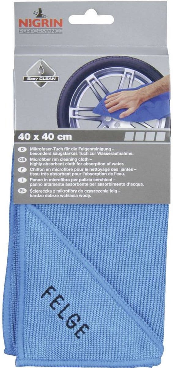 NIGRIN 71118 Microvezeldoek velg 1 stuk(s) (l x b) 40 cm x 40 cm