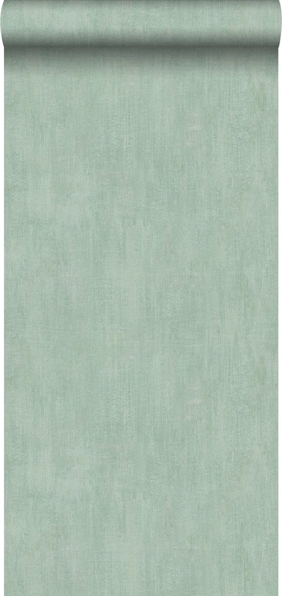 ESTAhome behang geschilderd effect celadon groen - 53 cm x 10.05 m - 148734