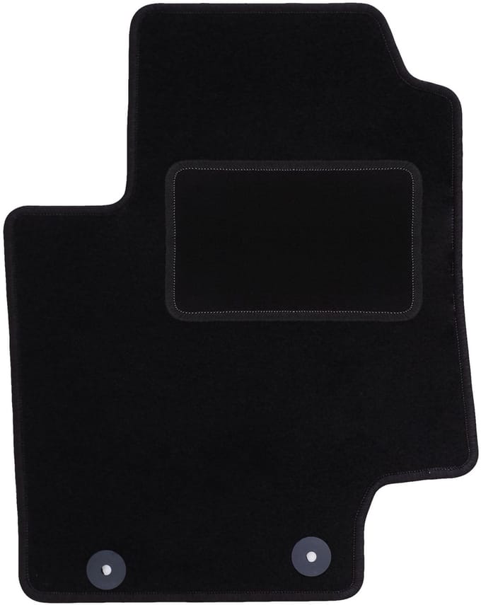 Bestuurdersmat zwart voor: Kia Rio II DE hatchback (2005-2011)