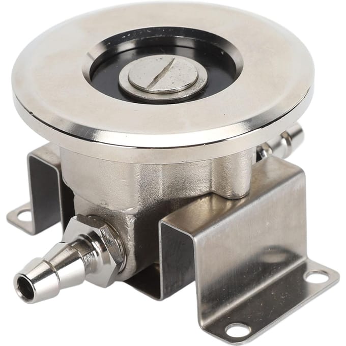 Adaptateur de nettoyage pour fût de bière en acier inoxydable, anti-fuite, puissant effet nettoyant gray
