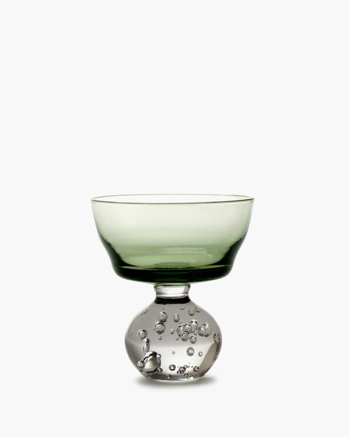 Serax - Bela Silva - Eternal Snow - Waterglas M - Groen - 9 Ø - 6 stuks