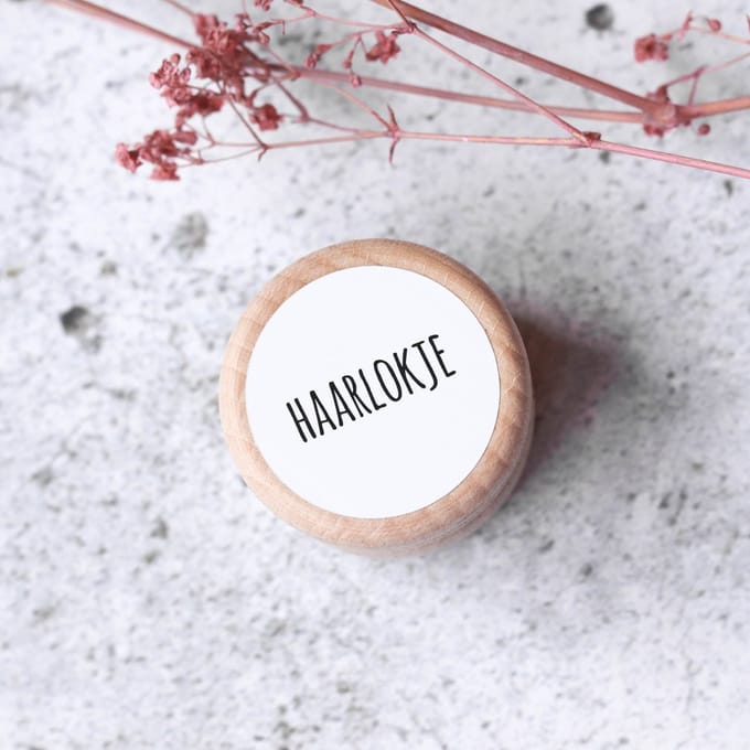 Haarlokdoosje | wit