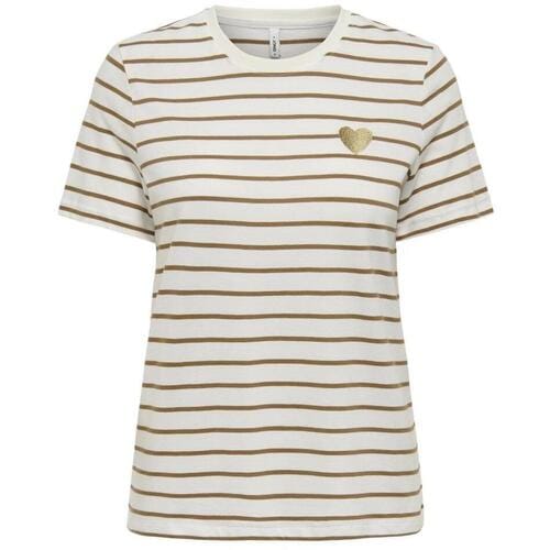 T-shirt Korte Mouw Only Liva