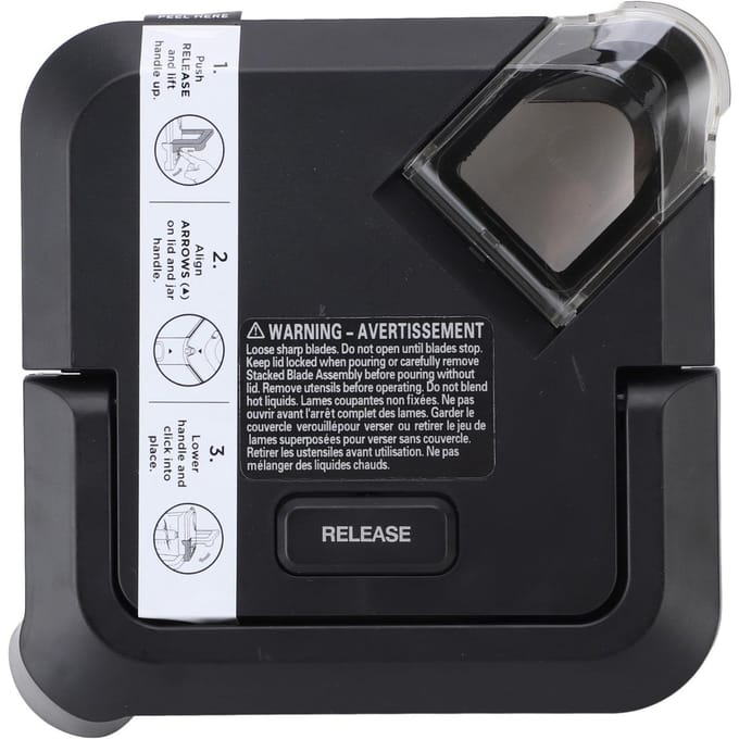 Blenderdeksel Vervanging Professioneel Waterdicht Afsluitend Blender Vergrendelend Deksel Vervanging voor BL770 black