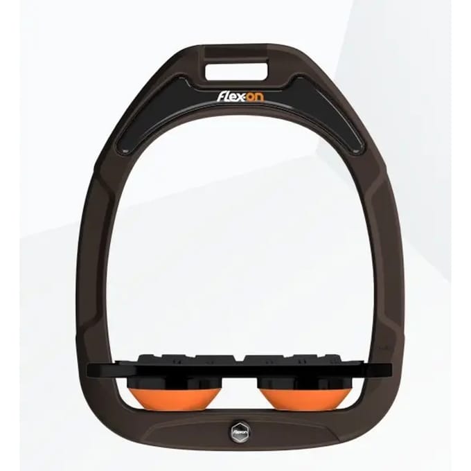 Platte Grip Beugels Bruin/Zwart/Oranje Flex-On Green Composite