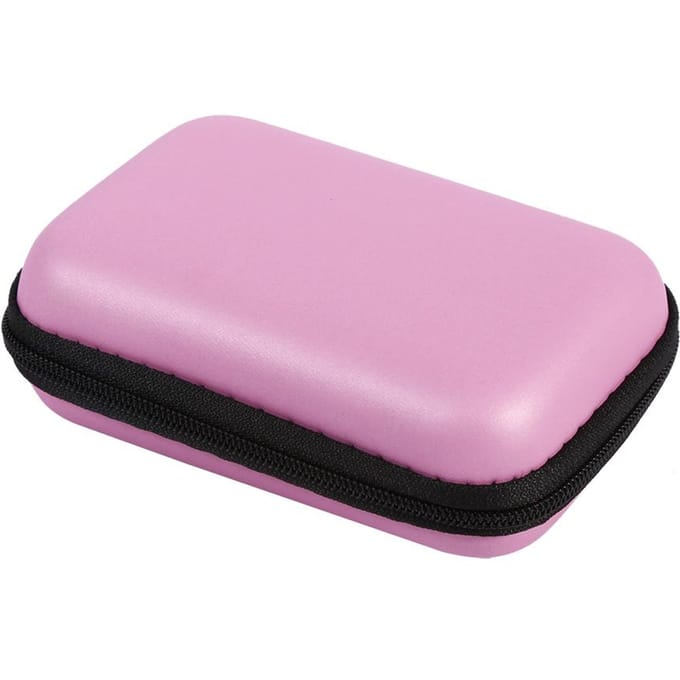 Mini Opbergtas Gadgets Organizer Draagbare Etui Voor Oortelefoon USB-stick Datakabel Hot (Roze) Pink pink