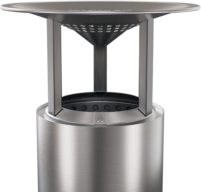 Solo stove mesa xl warmte deflector uit rvs ø 26.9cm