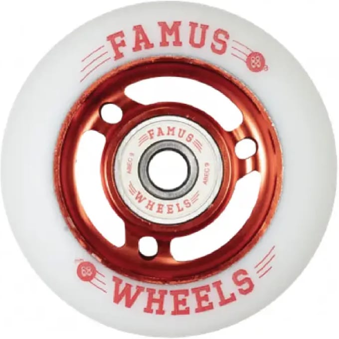 Set van 4 rollerwielen Famus Wheels 88A