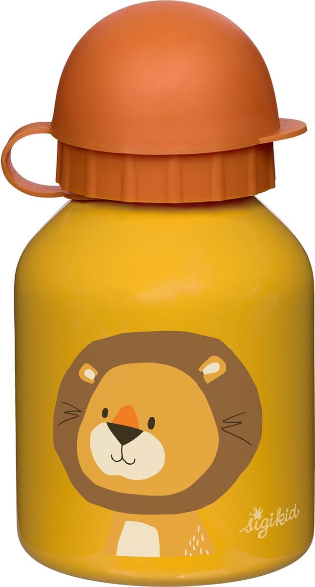 Sigikid rvs Drinkfles Little Forest Friends Leeuw - 250 ml