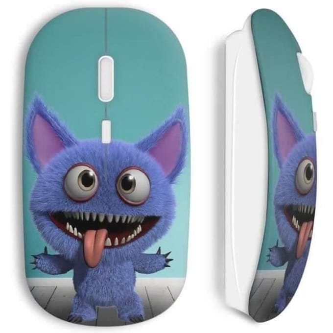 Draadloze muis Klein schattig monster