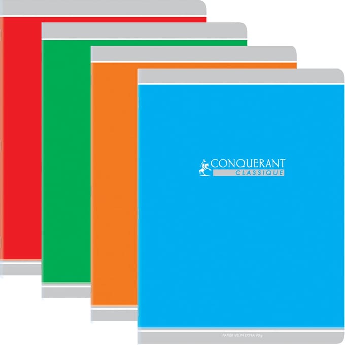 Conquerant Cahier Classique, Monochromatisch, 96 vel, 90 g/m², Hardcover, Volwassene
