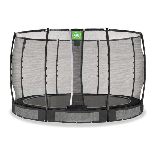 EXIT Allure Premium Trampoline ø366cm - Inground - Ingraaftrampoline - Rond - Voor Kinderen - Zwart