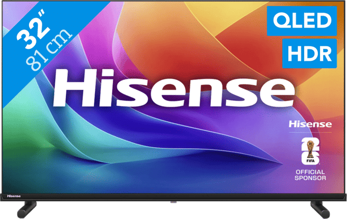 Hisense 32" Flat screen TV QLED 1080p (Full HD) Hybrid Log-Gamma (HLG) 32A59S