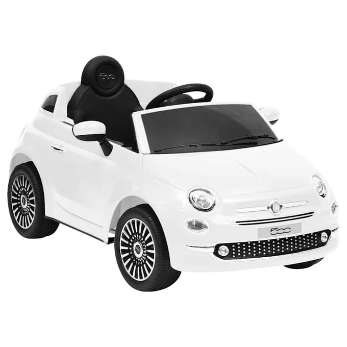 Voiture Électrique pour Enfants Fiat 500 Blanche